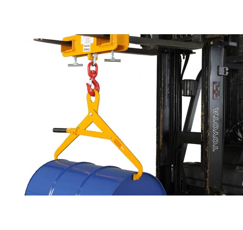 Horizontal Drum Lifting Tongs DLS500 Drum Lifters Lifting Gear Direct